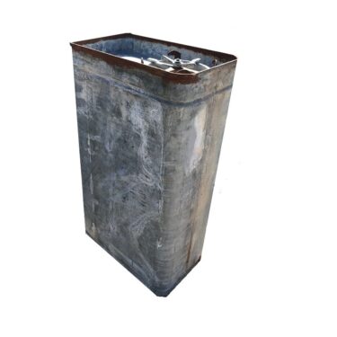 17 gallon galvanized container box2376