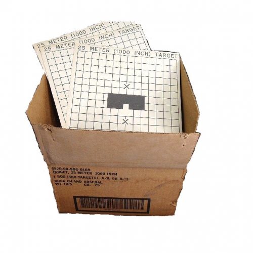 25 meter 1000 inch military targets msc1441