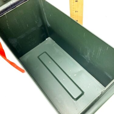 50 cal ammo box used fair cond box281 4