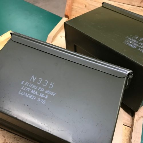 50 cal sized ammo boxes 2pc crated box731 5