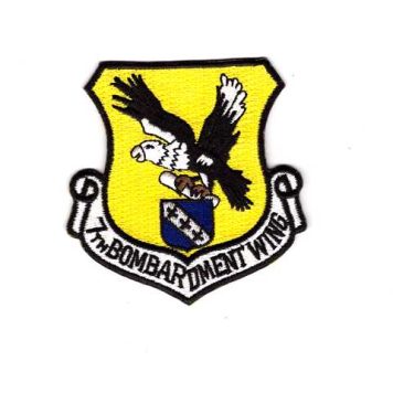 military surplus 7th bomb wing patch