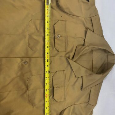 Army khaki 445 cotton poly shirt short sleeve CLG1733 (4)