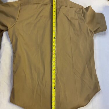 Army khaki 445 cotton poly shirt short sleeve CLG1733 (5)