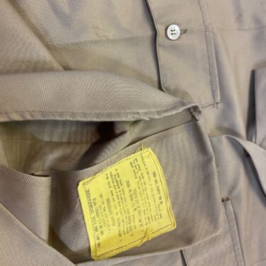 Army khaki 445 cotton poly shirt short sleeve CLG1733 (7)