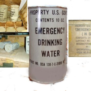 military surplus Emergency Drinking Water