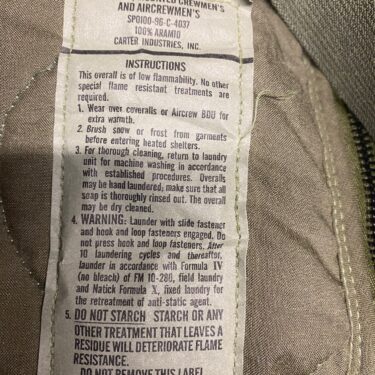 Tanker And Air Crew Nomex Overalls Large Regular clg2402 4