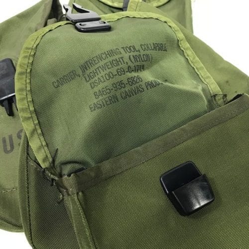 Tri fold Vietnam Shovel Cover nylon New Old Stock pch2109 1