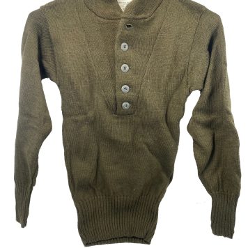 Army 5-button Wool BDU Sweater, XSmall