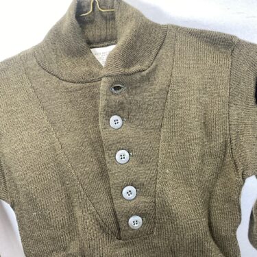 army 5 button wool bdu sweater xsmall clg590 2