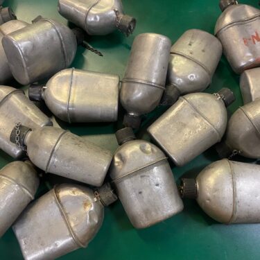 army canteen metal stainless used otg37 2