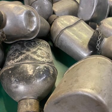 army canteen metal stainless used otg37 3