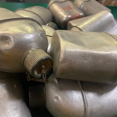 army canteen metal stainless used otg37 7