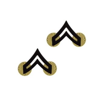us pin on army rank black corporal