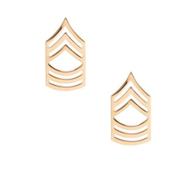 army pin on collar rank e 8 master sgt