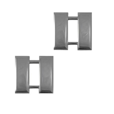 army pin on officer rank captain nickel plated