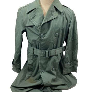 army vietnam war raincoat, sage green