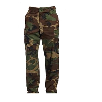 BDU Woodland Camo Trousers, Nyco Twill