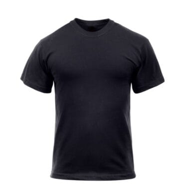 black t shirt short sleeve
