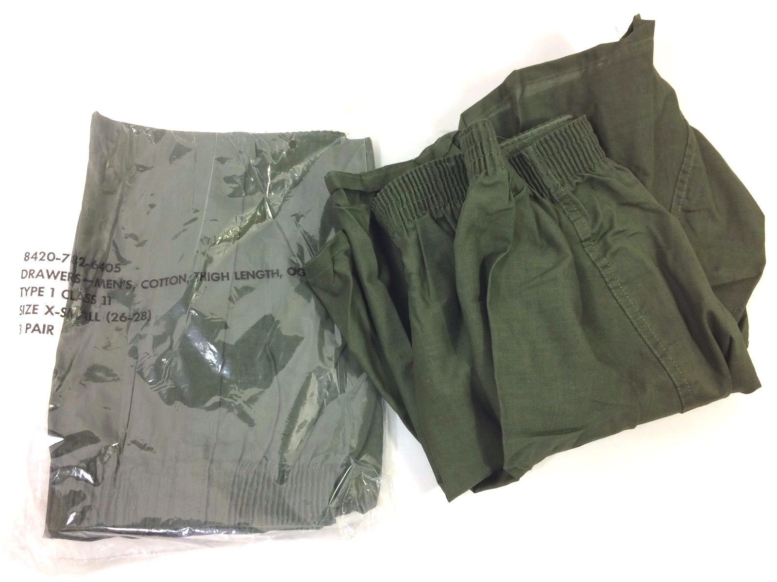 Vietnam Issue Boxer Shorts X-Small 3pair Package