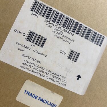 british aircraft crash rescue helmet hed567 6