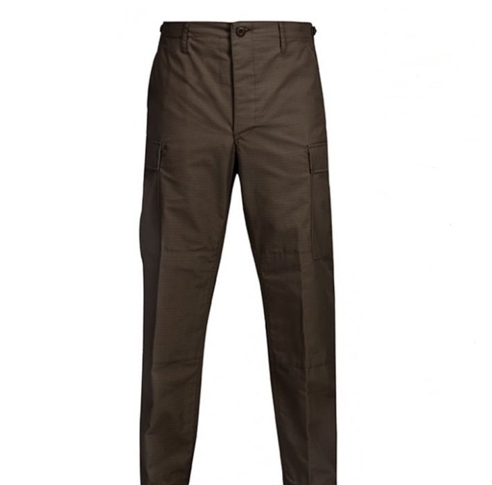 Bdu Brown Trousers, Ripstop 6 pocket button fly Made by Propper