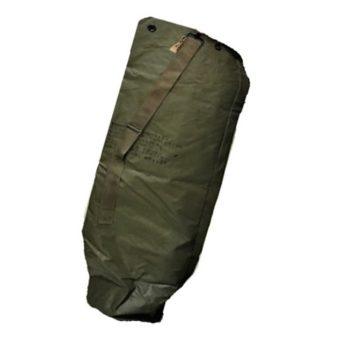 rubberized camo net pole bag olive drab green with strap