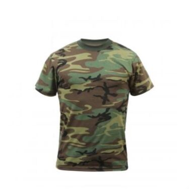 camo t shirt woodland short sleeve clg1004 2