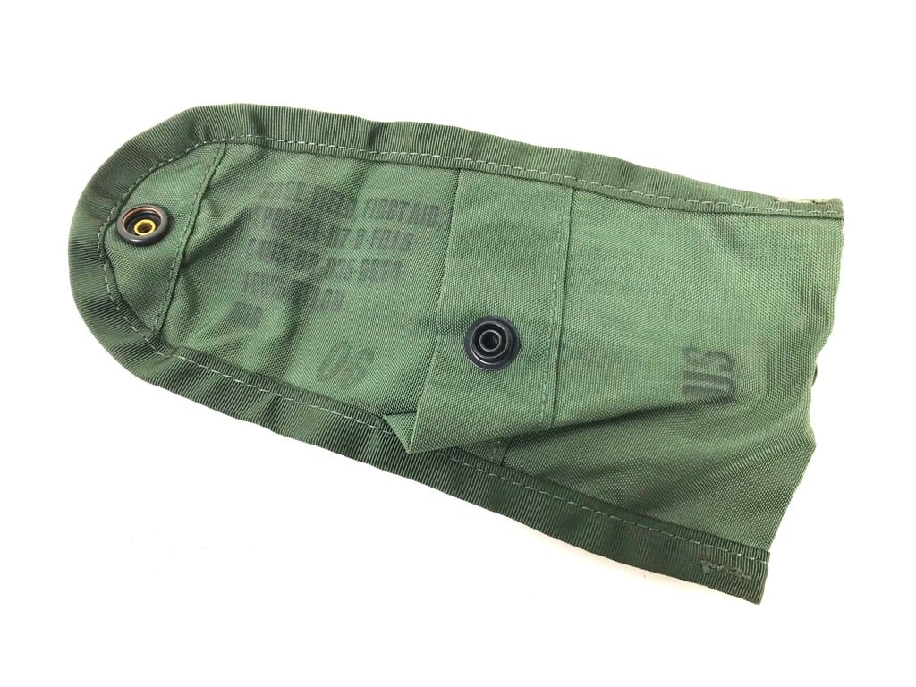 U.S MILITARY STYLE COMPASS FIRST AID CASE NYLON BELT POUCH OD GREEN 