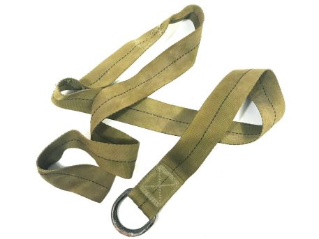 used condition nylon double d buckle straps off parachutes