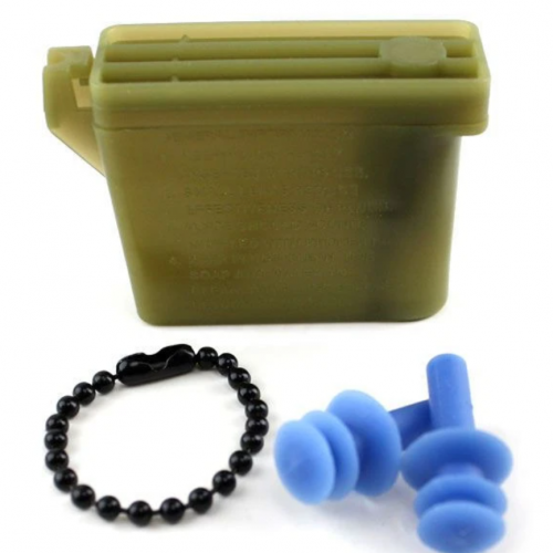 earplug military issue case bdu blue large 1