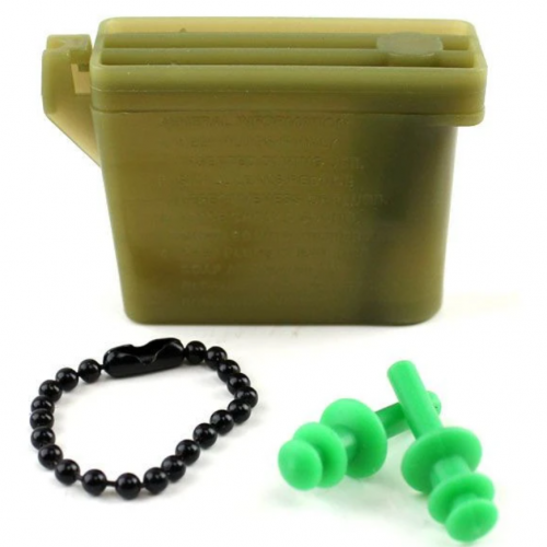earplug military issue case bdu green small 1