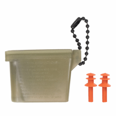 earplug military issue case bdu orange medium 1
