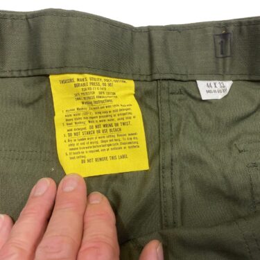 fatigue trousers polycotton 42 x 31 mismarked clg225x (6)