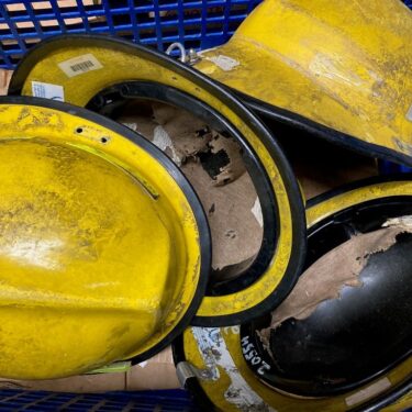 firemans helmet used hed1313 2