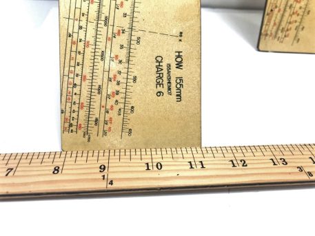 military surplus howitzer ruler only, poor condition