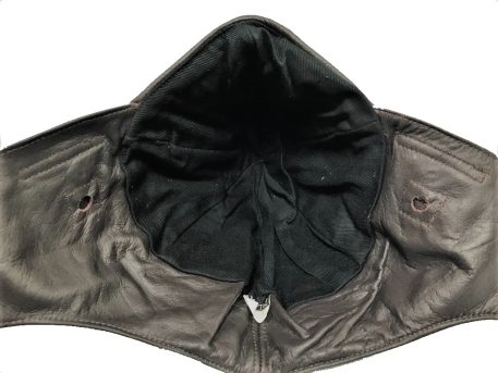 leather aviator cap