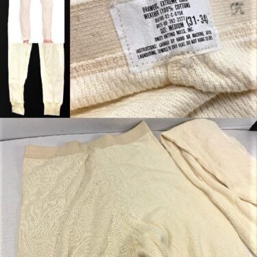 long underwear pants 100 cotton med 3 for $20.00 clg673 3