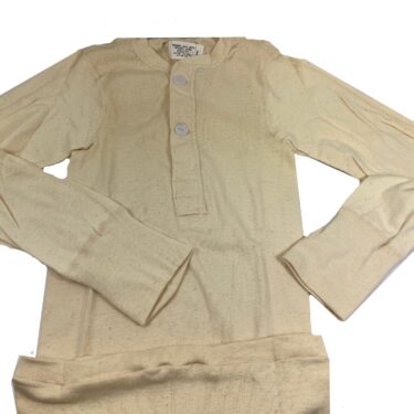 long underwear top wool cotton x small clg671