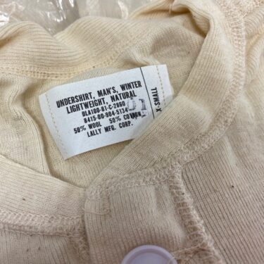 long underwear top wool cotton x small clg671 2