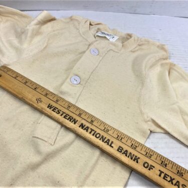 long underwear top wool cotton x small clg671 5