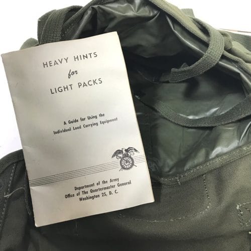 m 1961 vietnam buttpack with manual pak746 5