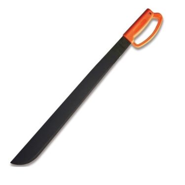 machete w handguard orange knm1662