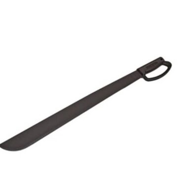 machete with hand guard black