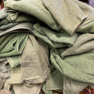military cotton towel olive drab vietnam style clg2185 3