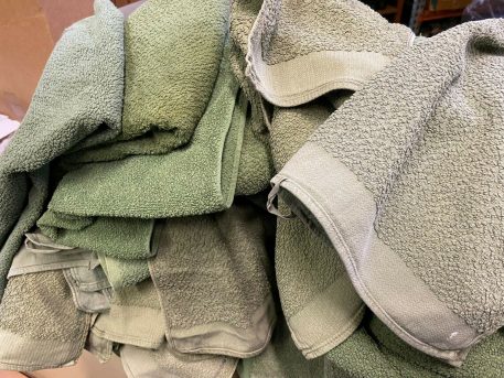 military cotton towel olive drab vietnam style clg2185 4