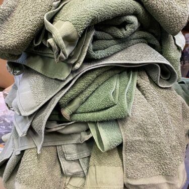 military cotton towel olive drab vietnam style clg2185 5
