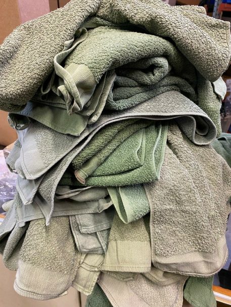 military cotton towel olive drab vietnam style clg2185 5