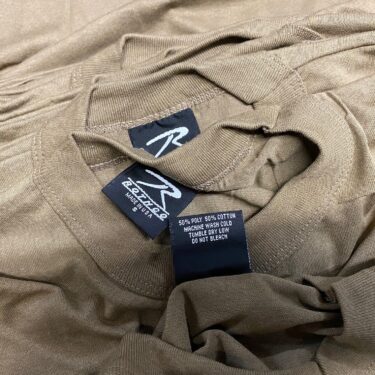 military t shirt brown clg482 2