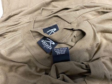 military t shirt brown clg482 2