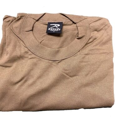 military t shirt brown clg482 3